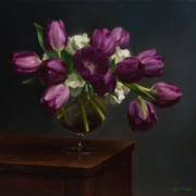 Purple Tulips, 14 x 16 2007