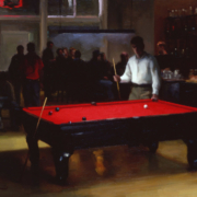 Red Pool Table