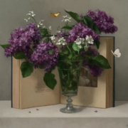 Lilacs and Book