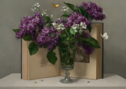 Lilacs and Book
