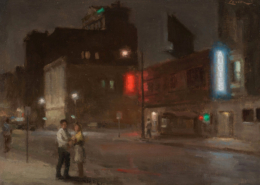 midnight on third street with two figures